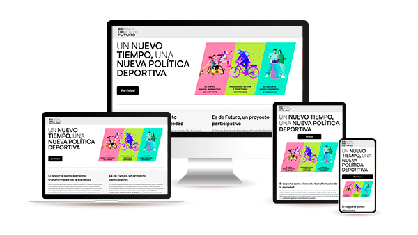 Single page Fundación Deporte Joven