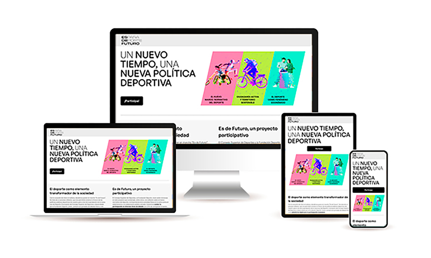 Single page Fundación Deporte Joven